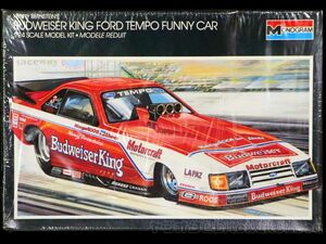 【モノグラム】1/24 BUDWEISER KING Funny Car≪ジャンク≫ MONOGRAM バドワイザー キング ファニーカー 開封済 未組立 当時モノ レア