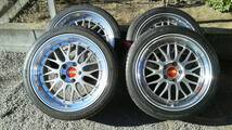 BBS LM 18インチ　8.5J/9.5J　タイヤ・ホイール４本セット_画像1