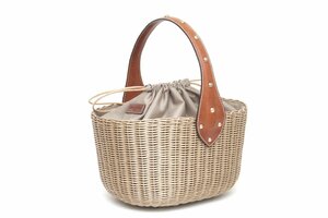 1B444* paul (pole) kaPAULE KA* basket bag handbag beige beautiful goods [ new Poe n]