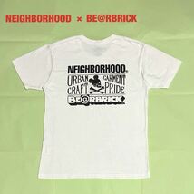 【希少】NEIGHBORHOOD×BE@RBRICK　コラボTシャツ　両面プリント　ネイバーフッド　ベアブリック　ブランドロゴ　18SS　181PCMCN-ST01S_画像1