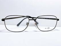男性用 メガネ 軽量 チタン ★ 濃グレー IPメッキ ★ シンプル 眼鏡 メガネフレーム_画像6