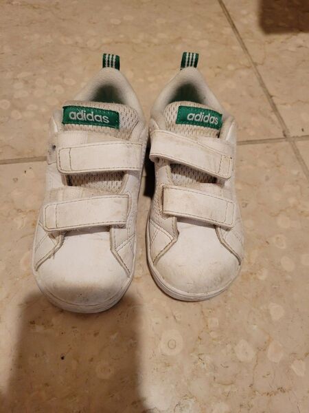アディダス adidas 15cm キッズシューズ キッズ靴 スニーカー ベビー靴 男の子 ベビーシューズ ホワイト