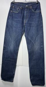 00s Levi's 501XX BIG E 66501ヴィンテージモデル Gパン デニムパンツ 66年モデル 日本製 W32 赤耳 セルビッジ カンヌキ リーバイス