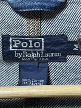 90s Polo SPRORTSMAN ヴィンテージ デニムジャケット M USA製 RALPH LAULEN ポロ ラルフローレン スポーツマン Gジャン アウトドア _画像3