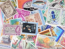 使用済切手 海外切手 イギリス連邦 １００枚 外国切手_画像4