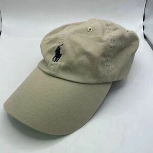 2840　POLO RALPH LAUREN キャップ（ベージュ）