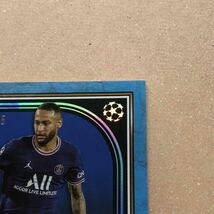 【75枚限定】Topps SOCCER 2022 UEFA CHAMPIONS LEAGUE NEYMAR ネイマール Paris Saint-Germain パリ・サンジェルマン シリアル_画像4