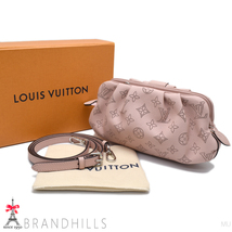 ルイヴィトン ショルダーバッグ スカラ ミニ マヒナ マグノリア 2WAY クラッチ M80092 LOUIS VUITTON ほぼ未使用_画像3