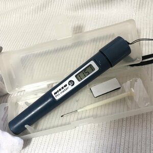 NISSO PH METER ニッソー ペーハー メーター 熱帯魚 観賞魚 必須 アイテム 水質測定器 ケース付 IW401BD03NSS