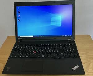 Lenovo ThinkPad L540 Core i5 4210M メモリ8GB HDD300GB DVD/RW Windows10 リカバリー領域有り　中古