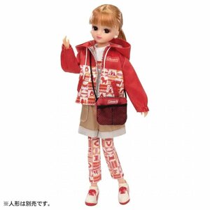 新品 LW-11 リカちゃん わくわくアウトドアコーデ ドレス セット Licca タカラ 洋服 Coleman コラボ 第2弾 コールマン 定形外 送料220円～