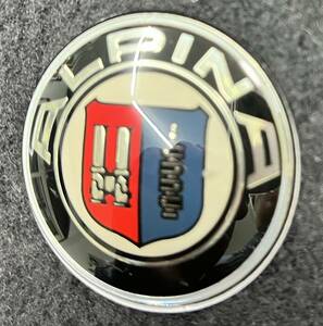 ★訳有りQ★BMW ALPINA ハンドル用エンブレム 45mm クリスタル仕上げ プロペラ 新品 E36E39E46E53E70E71E60E63E65E66E81E82E送料無料