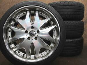 ★FR車向け深リム CLUBLINEA CL27 19インチ 8.5J・9.5J + 235/35ZR19・245/40ZR19 4本セット[クラウン スカイライン フーガ レクサスIS GS]