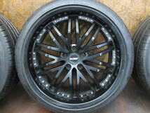 ★FR車向け 前後異径19インチ・20インチ DCENTI + 2021年製タイヤ HF805 245/40R19・255/35R20 4本セット[クラウン スカイライン フーガ]_画像5