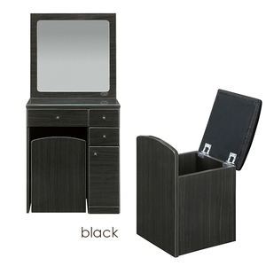  dresser black stool dresser mirror 1 surface dresser mirror dresser storage wooden make-up pcs 