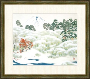 Art hand Auction 高精細デジタル版画 額装絵画 横山大観作 ｢霊峰四趣･秋｣ F8, 美術品, 版画, その他