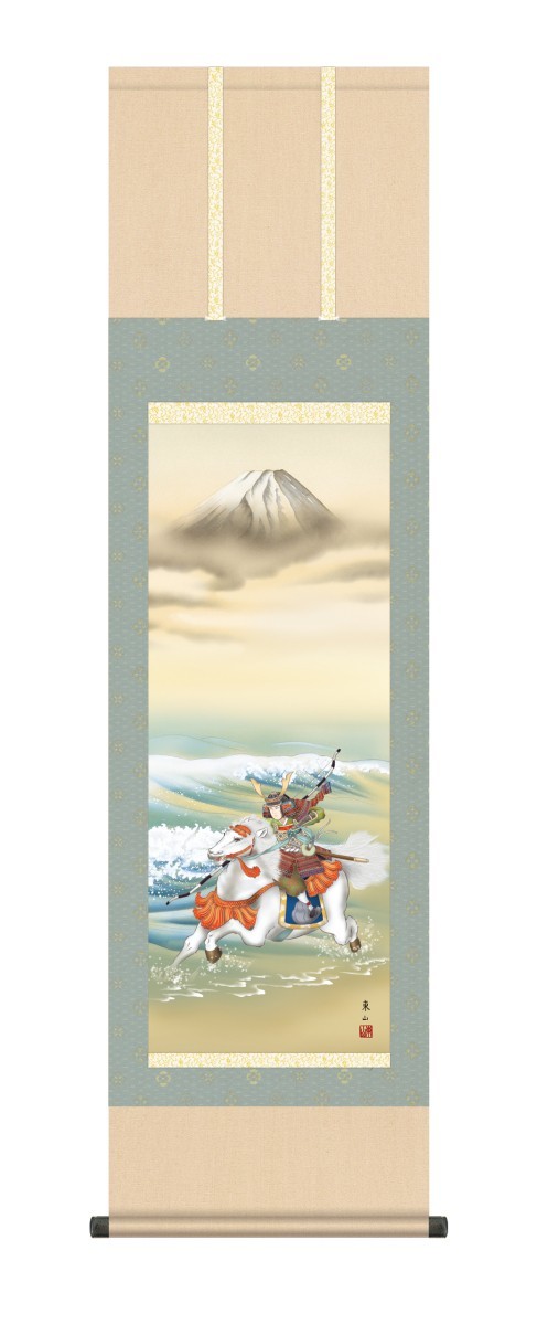 Hanging scroll High-definition art painting Purely domestic hanging scroll Festival painting Enomoto Higashiyama Hakuba Samurai Shakusan Onyx Fuchin Insect repellent incense service, season, Annual event, children's day, May doll