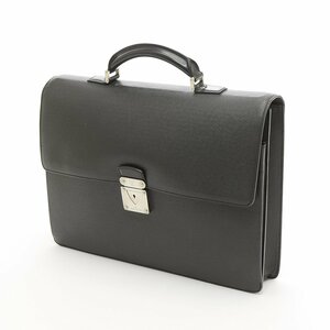 □501367 LOUIS VUITTON ルイヴィトン ブリーフケース 書類カバン ビジネスバッグ タイガ ロブスト1 M31052 レザー アルドワーズ ブラック