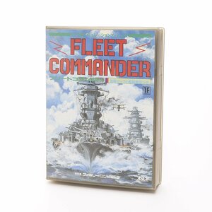 ▽500809 【レトロゲーム】 ファミコン FLEET COMMANDER マップ コマ付属 アスキー FC フリートコマンダー