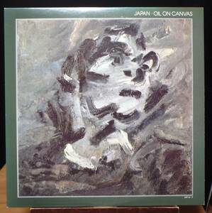 【LJ018】JAPAN 「Oil On Canvas (オイル・オン・キャンバス)」(2LP), 83 JPN 初回盤　★シンセ・ポップ/アンビエント