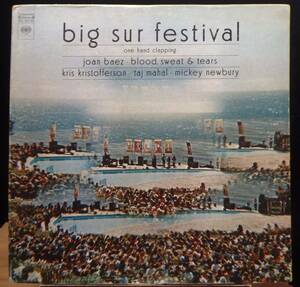 【LR005】V.A.「Big Sur Festival - One Hand Clapping」, 72 US Original　★フォーク/カントリー・ブルース/ジャズ・ロック