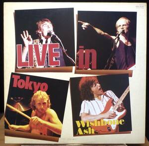 【LJ009】WISHBONE ASH 「Live In Tokyo」, 79 JPN 初回盤　★日本公演/ブルース・ロック/ハード・ロック