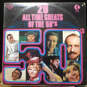 【VPS350】V.A.「20 All Time Greats Of The 50’s」, 72 UK Compilation　★ボーカル/バラード/カントリー/スイング