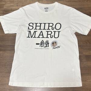 ◎(ユニクロ) ラーメン 一風堂 白丸 Tシャツ Ippudo shirt M