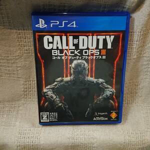 美品[Ac] PS4 Play Station 4 　コール オブ デューティ ブラックオプス3 / CALL OF DUTY BLACK OPS3　定形外郵便250円発送②