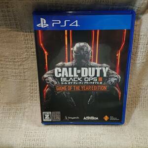 美品[Ac] PS4 Play Station 4 コール オブ デューティ ブラックオプス3 / CALL OF DUTY BLACK OPS3　ゲーム オブ ザ イヤー エディション