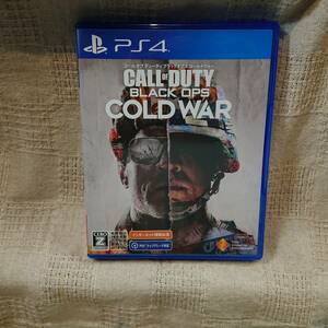 美品[Ac] PS4 Play Station 4 CALL OF DUTY COLD WAR コールオブデューティ ブラックオプス コールドウォー 　定形外郵便250円発送