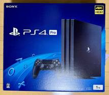 【美品、HDDほぼ未使用】SONY PlayStation 4 Pro CUH-7200B B01 1TB Jet Black 本体 / PS4 プレイステーション４ プロ ブラック SIE ソニー_画像1