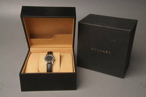 電池交換済　美品　BVLGARI　ブルガリブルガリ　ディーズ　黒文字盤　腕時計