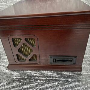 antique Wooden CD recorder ターンテーブル レコードプレーヤー TS-113オーディオ機器の画像3