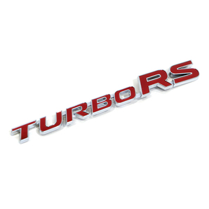 【正規品】 スズキ純正部品 アルト HA36S エンブレム レッド TURBO-RS ターボRS リア リヤ トランク 77841-74P20-B94の画像3