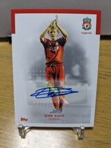 【Dirk Kuijt/カイト】 2022-23 Topps Liverpool FC Team Set Signature Auto ◆ 直筆サインカード ◆リヴァプール_画像1