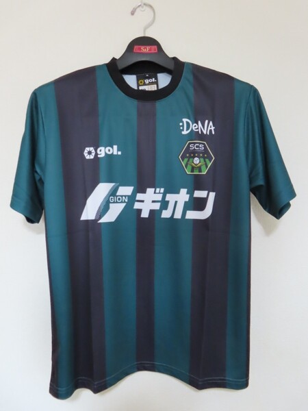 【未使用】SC相模原 2023 ホーム レプリカ ユニフォーム Mサイズ サッカー Jリーグ ウェア シャツ gol. ゴル ウェア シャツ 半袖 グリーン