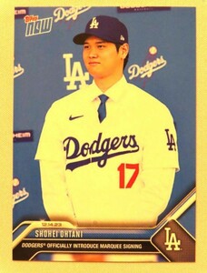 topps now card 大谷翔平 Shohei Ohtani OS-23 2023 トップスナウ ロサンゼルス・ドジャース Los Angeles Dodgers ドジャース入団会見 2-10