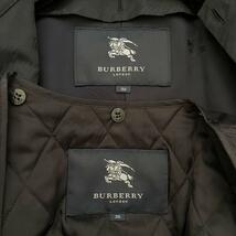 美品　バーバリーロンドン　トレンチコート　シャドーチェック　キルティングライナー　BURBERRYLONDON バーバリー　ロングコート　M 38_画像9