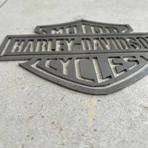 ハーレーダビッドソン　HARLEY-DAVIDSON　鉄板切り抜きサイン　ガレージ装飾_画像3