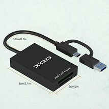 USBAUSBCXQDSDカードリーダー XQD SDカードリーダー USB Type C to USB変換 XQD カードリーダ_画像7