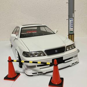 新品 1/10 ラジコン用 電柱 カラーコーン RC ジオラマ セット ミニチュア ドリフト JDM ドリラジ JZX100 マーク2 チェイサー 走り屋 峠