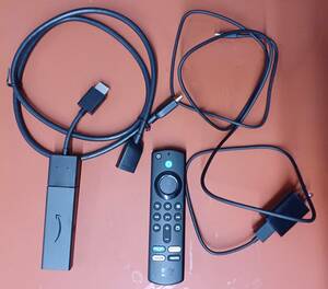 Amazon Fire TV Stick Alexa対応音声認識リモコン付属 （第3世代）中古　HDMI延長ケーブルあり