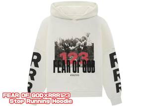 Fear of God Essentials フィアオブゴット FEAR OF GODRRR123 コラボフーディー フィア オブ ゴッド ストップ ランニグ　サイズ1(S)