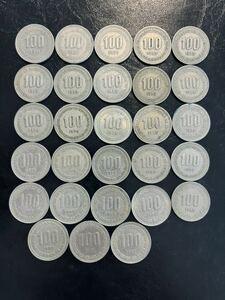 [1円スタート]韓国 大韓民国　KOREA 100ウォン　硬貨　won coin　 100won 古銭　特年　旧ウォン　old won 28枚