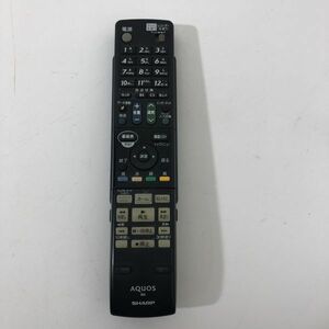 【送料無料】SHARP AQUOS テレビ用 リモコン GA869PA BBA0001小3853/0103