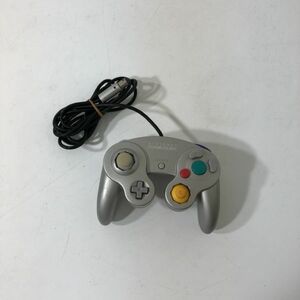 [ free shipping ]* operation verification settled * Nintendo Game Cube controller DOL-003 GAMECUBE silver AAL1220 small 4021/01181