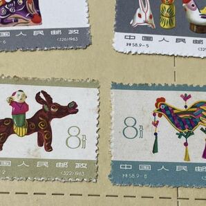 1963年 特58 民間の玩具シリーズ 9種完 中国切手 中国人民郵政の画像4