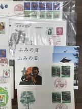 N159 初日カバー 切手 FDC 1986～88年 年賀切手 イチイガシ かもめ～る 世界の貝切手展 ふみの日切手帳 近代水道100年 ほか まとめて_画像6