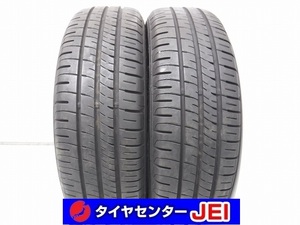 165-60R14 8.5分山 ダンロップ エナセーブEC204 2022年製 中古タイヤ【2本セット】送料無料(AM14-6607）